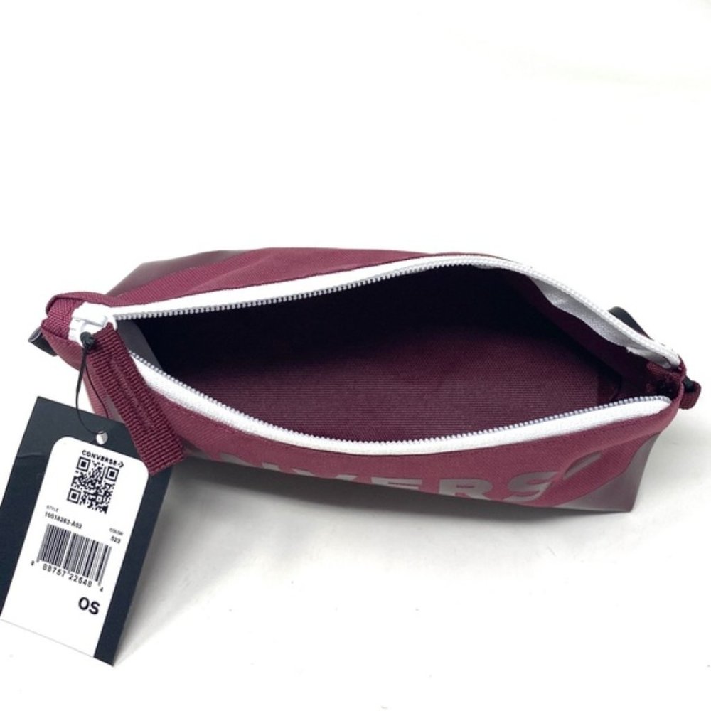 🎒SCHOOL SALE🎒Converse Speed Supply Pencil Pouch Burgundy Bag 10018263-A02 523 - Picture 4 of 7